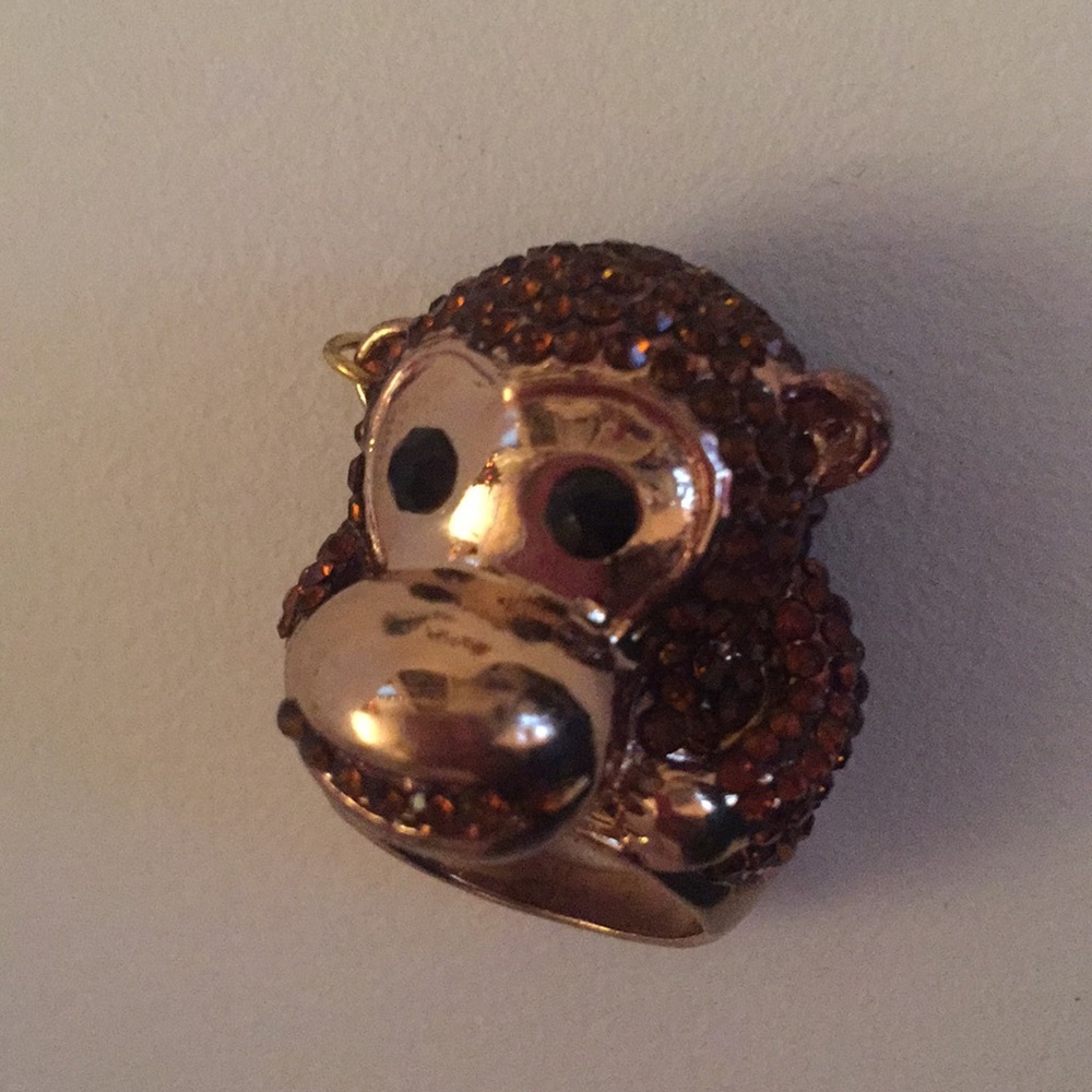 4 Aldo Swarovski Animal Rings & 2 FREE Pink Rings